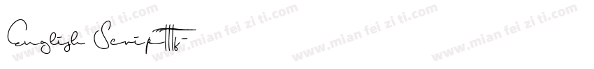 English Scriptttf字体转换